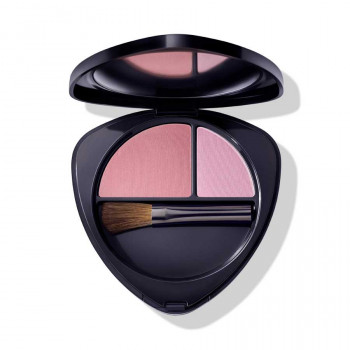 Dr. Hauschka Rouge Blush Duo 02 dewy peach Dr. Hauschka Schminke Rouge Blush Duo 02 dewy peach